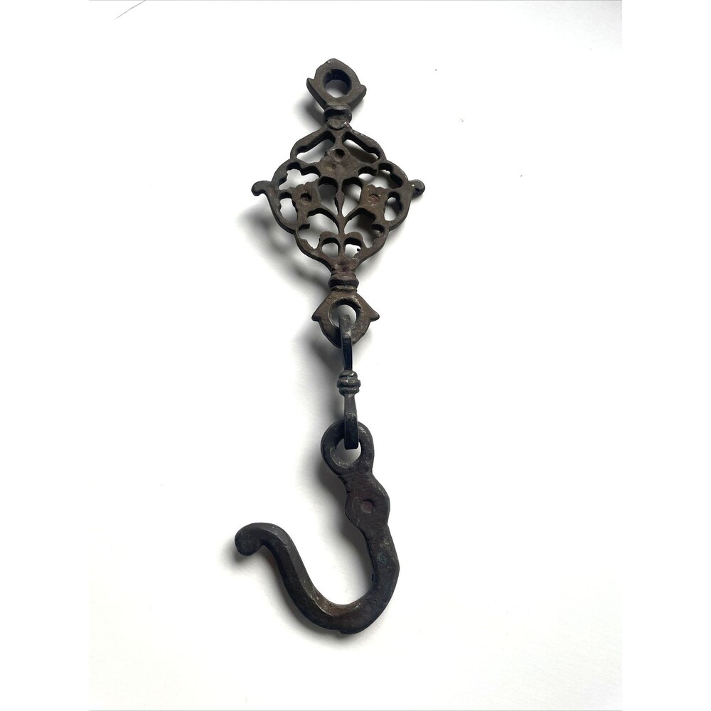 Antique Hook for Pulley Plant Hanger Rustic Decorative Metal